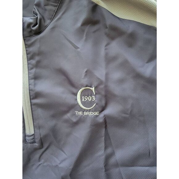 Adidas Adiclub Golf 2XL pullover Windbreaker Navy short sleeve NWT - Picture 5 of 7